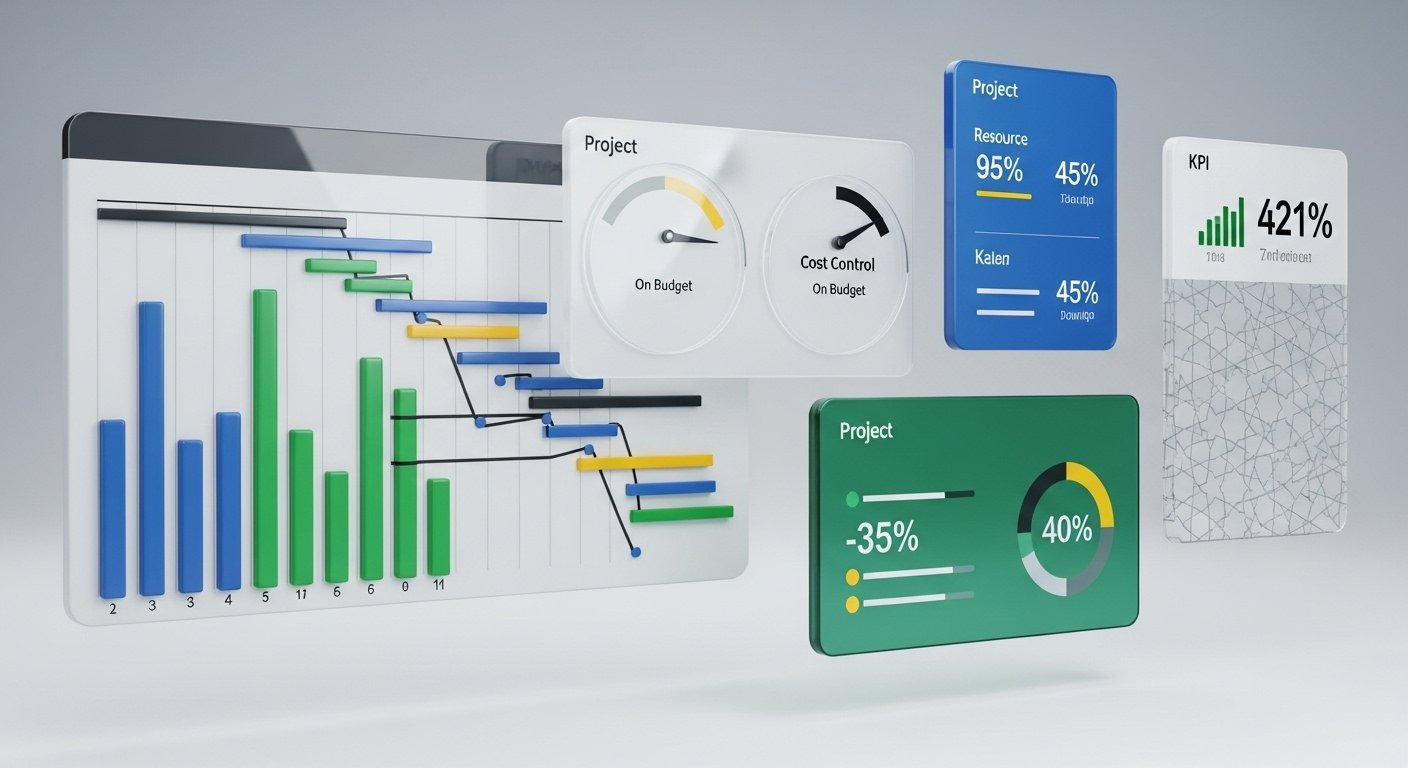إدارة المشاريع بكفاءة عالية والالتزام بالجدول والتكلفة
